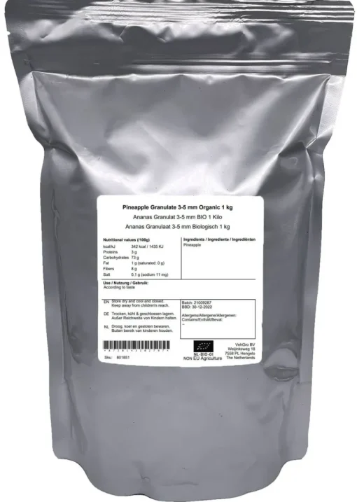 Ananas Granulaat 3-5 mm Biologisch