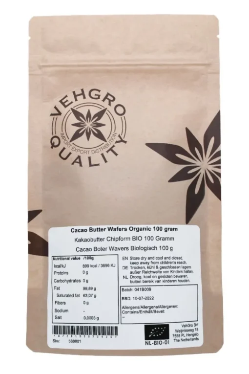 Cacao Boter RAW Wavers Biologisch