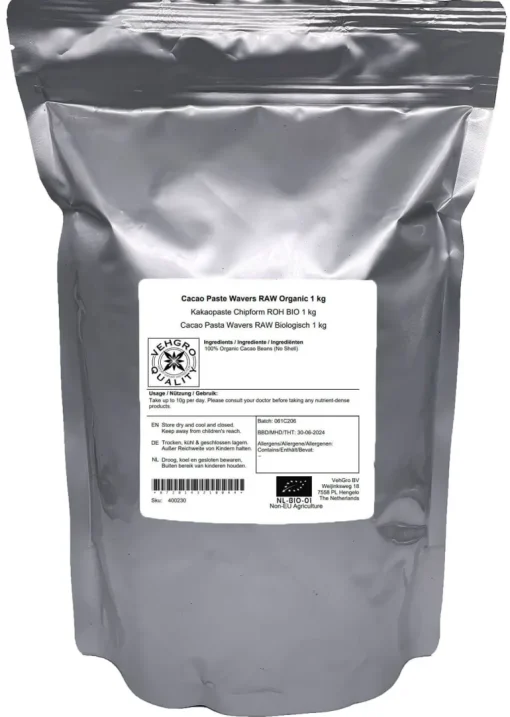 Cacao Pasta Wafers Biologisch