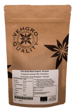 Chia Zaden Zwart Biologisch