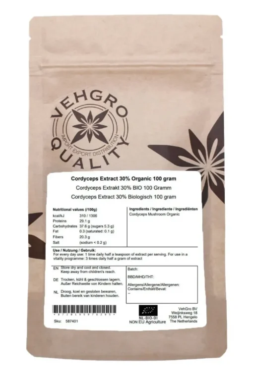 Cordyceps Sinensis Extract 30% Biologisch