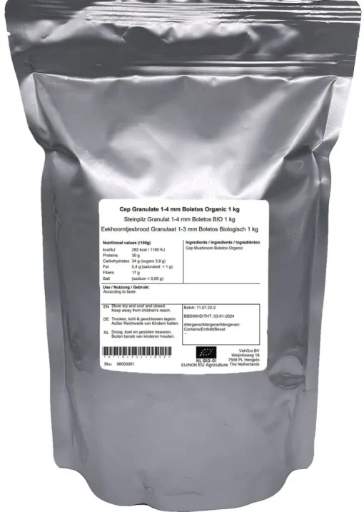 Eekhoorntjesbrood Granulaat 1-4 mm Boletos Biologisch