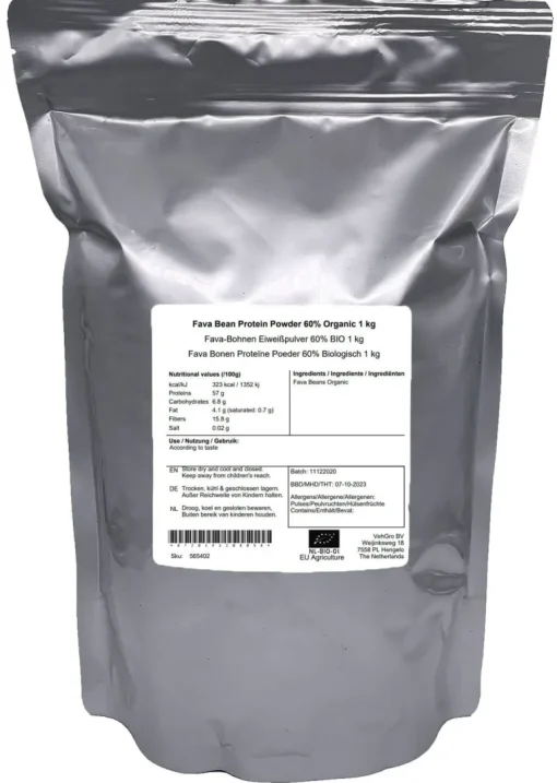 Fava Bonen Eiwit Poeder Biologisch (60% Proteïne)