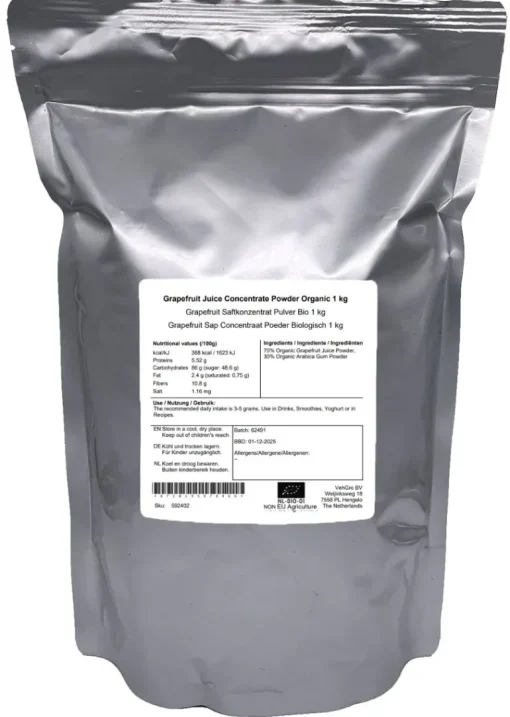 Grapefruit Sap Concentraat Poeder Biologisch