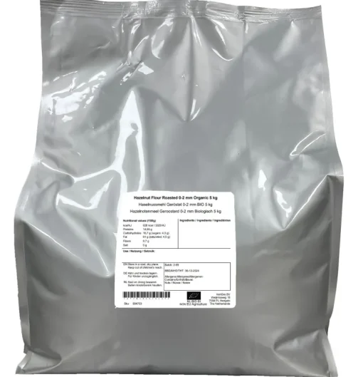 Hazelnotenmeel Geroosterd 0-2 mm Biologisch