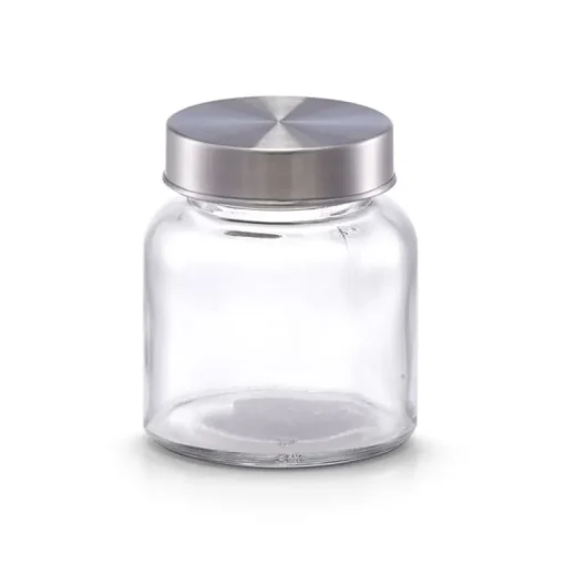 Kruidenpotje Glas met Metalen Deksel 150 ml