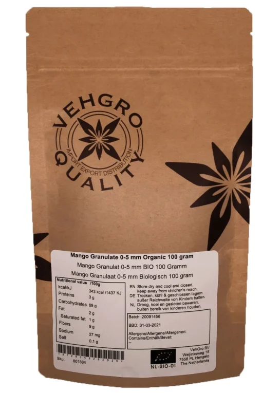 Mango Granulaat 0-5 mm Biologisch
