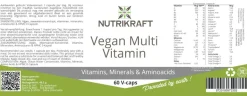 Nutrikraft - Vegan Multi Vitamine 60 V-caps