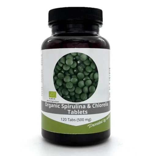 Nutrikraft Chlorella Spirulina Tabs 500mg Biologisch