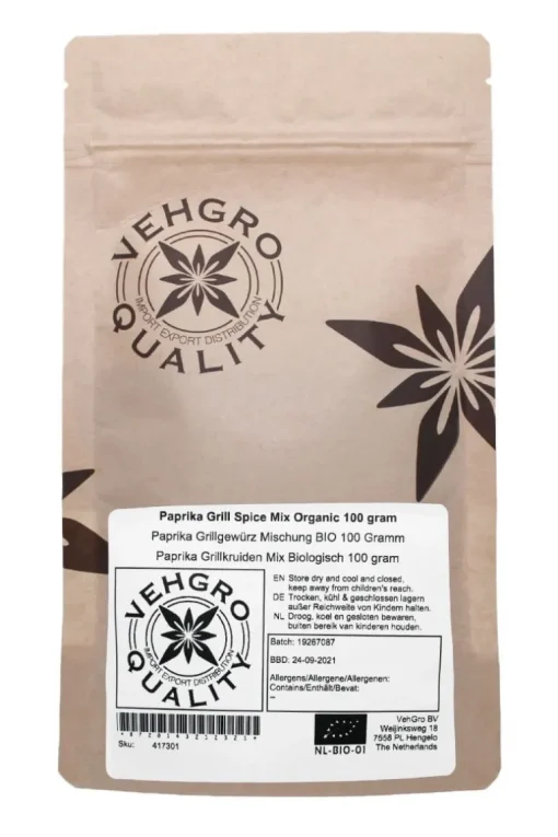 Paprika Grillkruiden kiemarm Biologisch