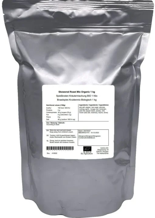 Paprika Kruidenmix kiemarm Biologisch