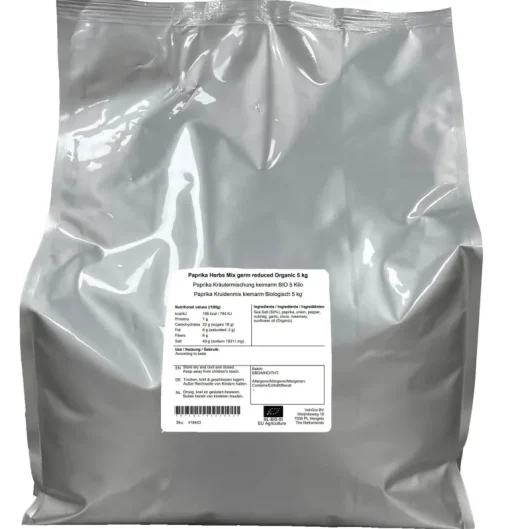 Paprika Kruidenmix kiemarm Biologisch