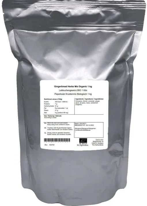 Peperkoek Kruidenmix Biologisch