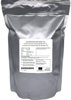 Pruikzwam (Lion's Mane) Extract 30% Biologisch