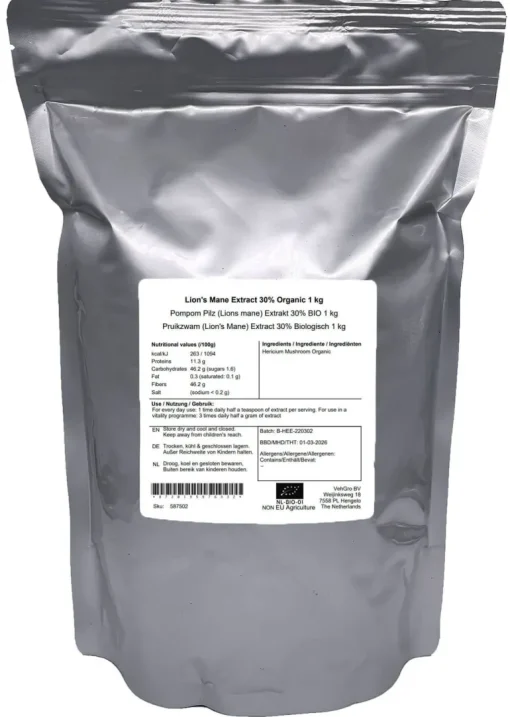 Pruikzwam (Lion's Mane) Extract 30% Biologisch