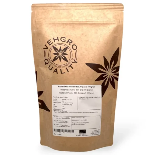 Rijst Eiwit Poeder Biologisch (80% Proteïne)