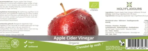 Troebel Appelazijn Biologisch 500 ml